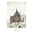 The Old Chapel Scenic Art Poster Print by Laurence Stephen Lowry, 20x28