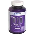 MRM MSM Vegetarian Capsules, 1000 mg, 120-Count Bottles