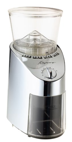 Capresso 565.03 Infinity Burr Grinder, Polished Chrome