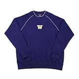 Antigua University of Washington Inspired Fleece Long Sleeve Crewneck Pullover