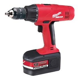 Factory-Reconditioned Milwaukee 0522-84 18-Volt 1/2-Inch T-Handle Drill/Driver with Two Batteries, Charger and Case