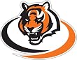 Cincinnati Bengals Window Film 12" Die-Cut - Bengals Window Film