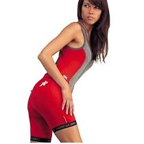 Assos Women's F.I. Lady Cycling Bib Shorts - Red - 10.0110.4 (XL)