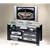 Elite EL995 47-inch Wide TV Stand Audio Rack - Black Ash Finish
