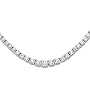 8 ct. Graduated Diamond Tennis Necklace in 14K White Gold (Highest Quality)