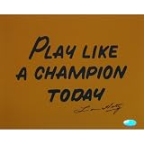 Lou Holtz Play Like A Champion Today 8x10 Photograph - Autographed College Photos