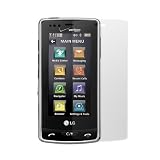 Durable Clear Reusable LCD Screen Protector for Verizon LG Versa VX-9600 Cell Phone