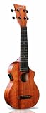 Ashton UKE220EQMH Elektro Sopran-Ukulele Cut weg mit 2-Band Pre-Amp