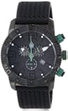 Burgmeister Men's Quartz Watch with Black Dial Chronograph Display and Black Silicone Strap BM521-622C