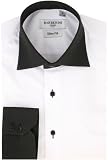 Dymastyle - Chemise Homme Léo Blanc-Noir