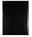 C.R. Gibson Black Leather Padfolio with Legal Size Notepad, 9.5'' W x 12.4'' L, 40 Pages.
