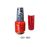 Mia Secret Crackle Nail Polish Red 0.5oz (CK3)