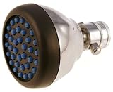 Spray Clean Chrome Showerhead with pressure compensating flow controller, ON/Off Button, low flow 2.0gpm