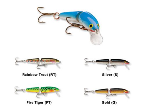 Rapala Original Jointed Lures Rainbow Trout (RT) Size 9
