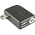 2-in-1 mini USB and 3.5mm Stereo Audio Multi Adapter for AT&T Tilt 8525/8925, T-Mobile Touch/ Touch Pro / Diamond / Wing / Dash, HTC TyTN, TyTN II