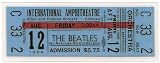Beatles Concert Ticket