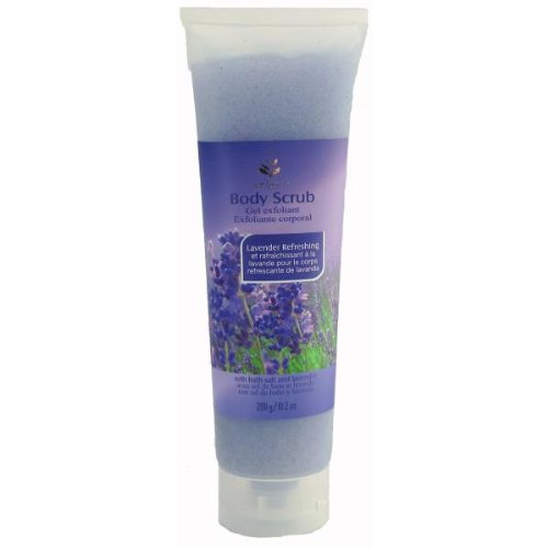 New - Mellow Lavender Refreshing Body Scrub w Sea Salt Case Pack 84 - 15560934