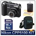 Nikon Coolpix P5100 Best-Selling Super-Savings Bundle
