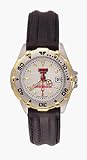 Texas Tech Red Raiders TT All Star Watch with Leather Band - Women's