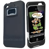 Be A HeadCase Hard Case and Bottle Opener for iPhone 4 AT&T and Verizon - Black