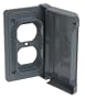 Carlon E98DHGN-CAR Single Gang Weatherproof Duplex Box Cover