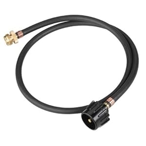 Weber 41455 20 Pound Tank Adapter Hose for Use with Weber Q and Go-Anywhere Gas Grill