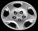 01-03 DODGE GRAND CARAVAN WHEEL COVER HUBCAP HUB CAP 15 INCH VAN, 5 SPOKE BRIGHT SILV...