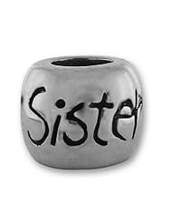 Biagi Sterling Silver Sister Bead Charm
