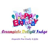 Custom Labeled Gift "Happy Birthday" Creamsicle Delight Fudge Box