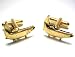 Trout Fish Fishing Hunting Cufflinks Gold Plated