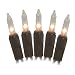 100 Brown Wire Clear Christmas Lights