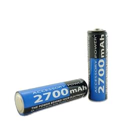 AccessoryPOWER Canon NB4-300 /100 Equivalent HEAVY DUTY AA NiMH 2700 mAh Rechargeable Battery 4-PACK for PowerShot Digital Cameras