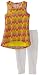 Energie Girls 7-16 Crochet Tank And Legging Set, Yellow/White, Medium