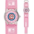 MLB Kids' MF1-CHI Future Star Series Chicago Cubs Pink Watch