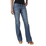 Mossimo Supply Co. Juniors Bootcut Jean - Destructed Medium Wash