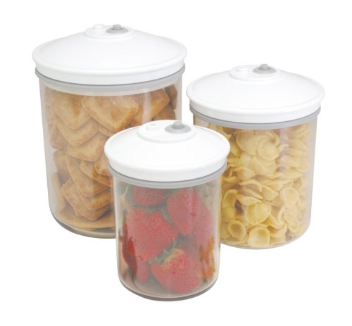Food Saver - FSC003-I - 3 Bocaux de 0,7 L / 1,42 L / 2,37 L pour Appareil de Mise Sous Vide