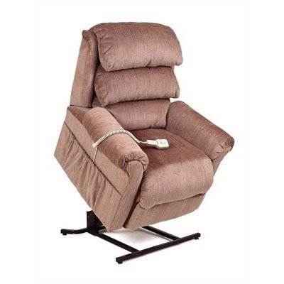 LC-560 Elegance Collection Small Lift Chair with Pillow Back - Quick Ship Fabric: Marine, Seat Width: Standard - 18