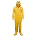 Adventure Time Jake the Dog Adult Orange Hooded Footie One Piece Costume Pajama