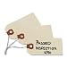 Avery Shipping Tags, Paper/Double Wire, 3-1/4 x 1-5/8 Inches, Manila, 1000/Pack (12602)