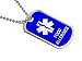 Food Allergies - Military Dog Tag Keychain