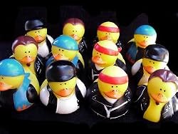 12 Motorcycle Biker Rubber Duckys