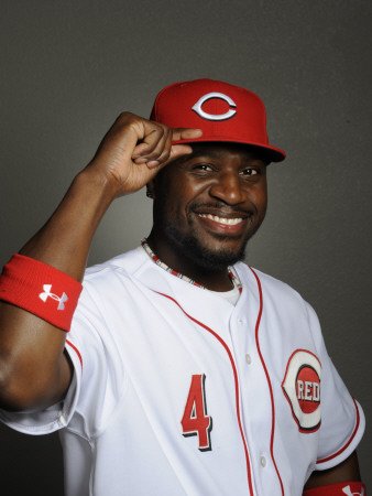 Cincinnati Reds Photo Day, GOODYEAR, AZ - FEBRUARY 20: Brandon Phillips Photographic Poster Print by Rob Tringali, 9x12