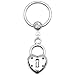 14 Gauge Heart Lock Dangle Captive Ring