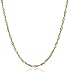 10k Yellow Gold 1.35mm Solid Singapore Chain Necklace, 22