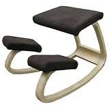 Sierra Comfort SC-205L Ergonomic Kneeling Chair (Brown Fabric / Light Wood)