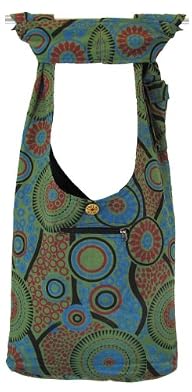 Hobo Bohemian Hippie Gypsy Shoulder Sling Cross Body Heavy Duty Zipper Locking Front and Inside…