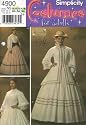 Ladies Victorian Dress and Jacket Costume Pattern