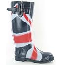 Ladies Union Jack Flag Print Funky Wellies