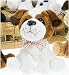 Plush Sitting Saint Bernard with Ribbon 6