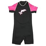 TWF Kids Shortie 2mm Neoprene Wetsuit - Dolphin design